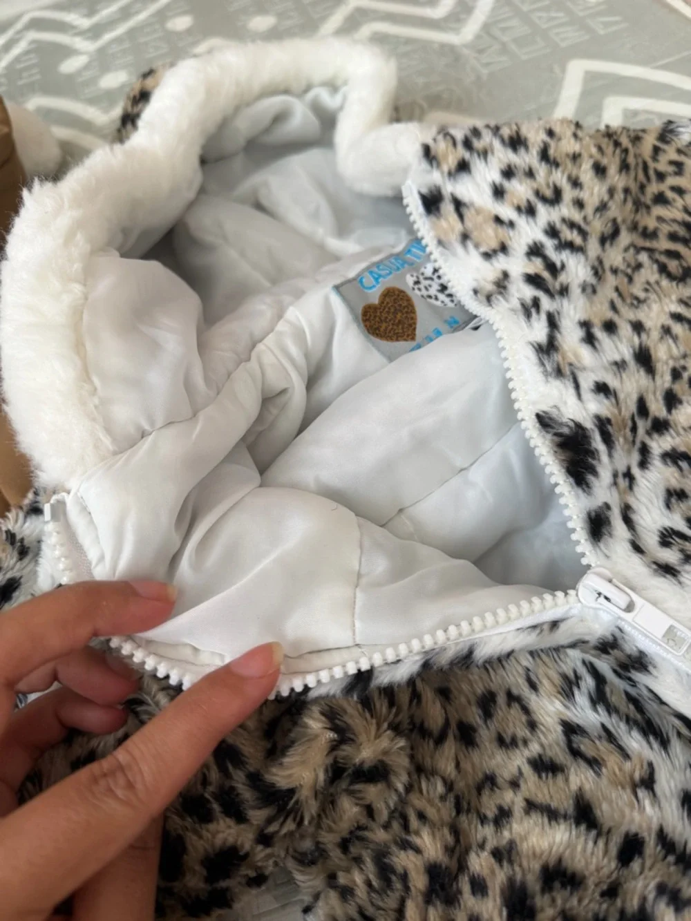 Toddler Brown Quilted Hooded One-Piece Snowsuit bundle